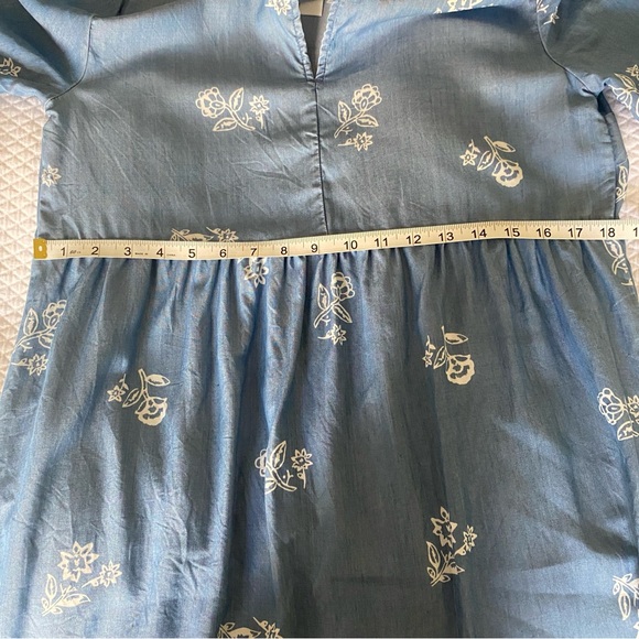 Old Navy Blue Tunic Dress Woman Size M - Picture 11 of 12